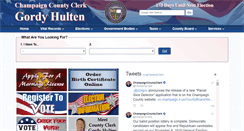 Desktop Screenshot of champaigncountyclerk.com